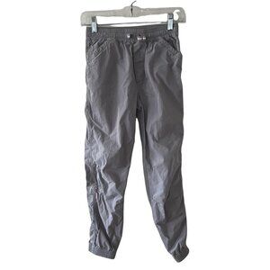 Hanna Andersson Gray Cargo Pants 150 Kid’s 12 Grey Drawstring Waist